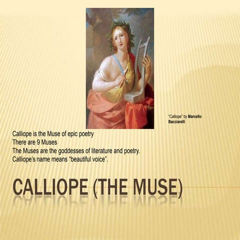 Calliope (The Muse) | PPTX