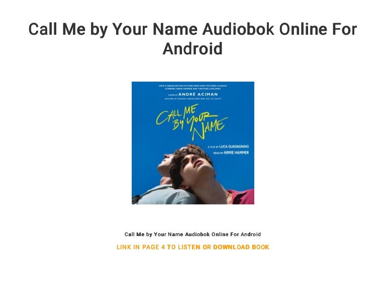 call me by your name free ebook download
