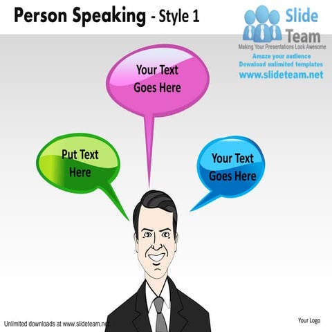 Callouts exclamation thought idea text boxes person speaking power point slid...