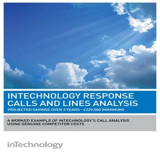 Calls and lines analysis
