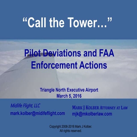 Call the Tower - March 2016