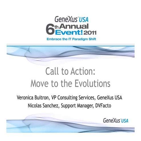 Call to action move to the evolutions