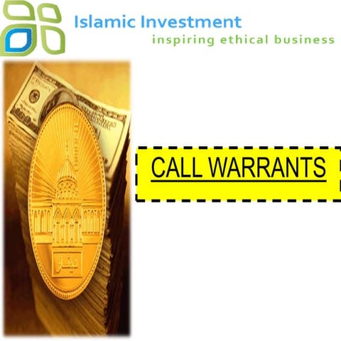 Islamic Investment : Call warrant