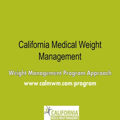 Calmwm weight management program Approach