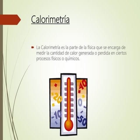 Calorimetria | PPTX