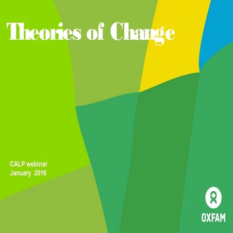 CALP 5 Webinar - Theories of Change 