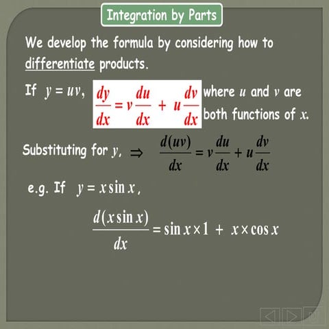 Integration by parts  to solve it clearly