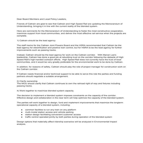 Caltrain level boarding discussion | PDF