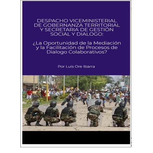 Propuesta para el Viceministerio de Gobernanza de la PCM Peru y secretaria de...