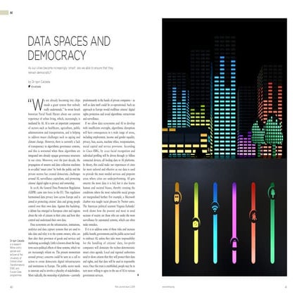 Data Spaces and Democracy