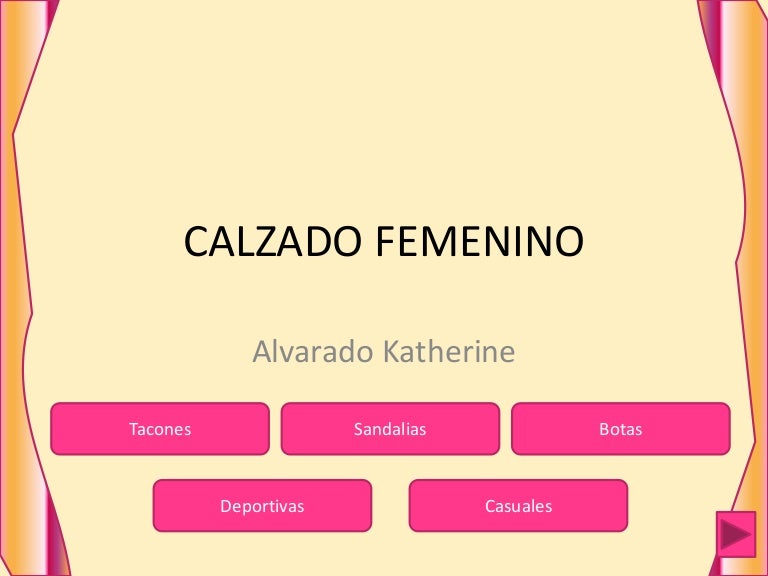 Tipos de calzado para dama