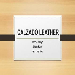 Calzado leather