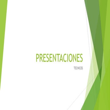 Presentaciontecnicos