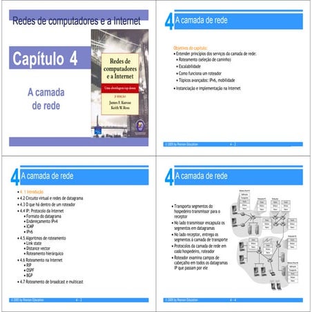 Camada de rede   capitulo 4