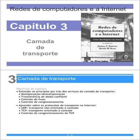 Camada de transporte   capitulo 3