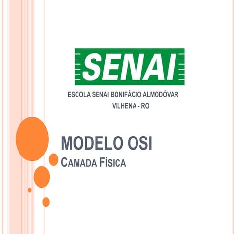 REDES: Camada física