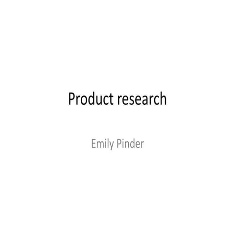 Existing Campaign research