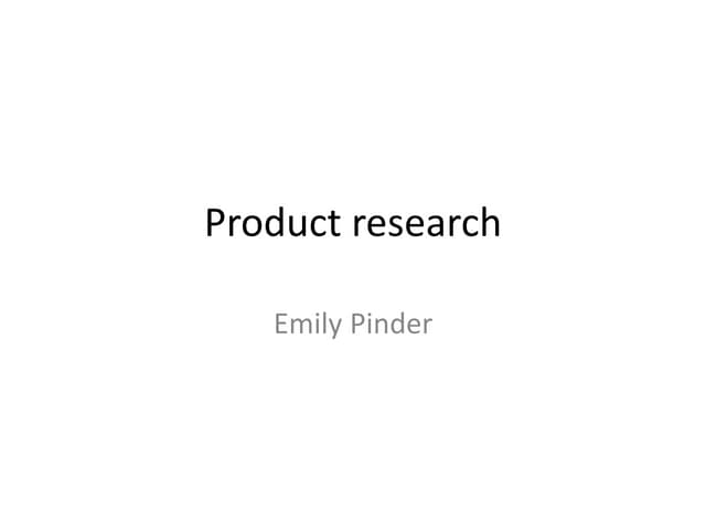Existing Campaign research