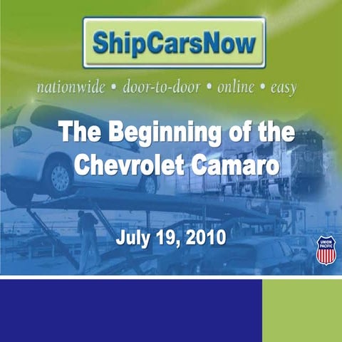 The Beginning of the Chevrolet Camaro 
