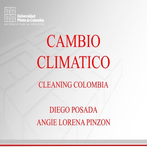 Cambio climatico 