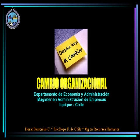 Cambio Organizacional