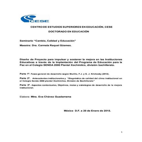 Cambio, calidad y educación tarea 5