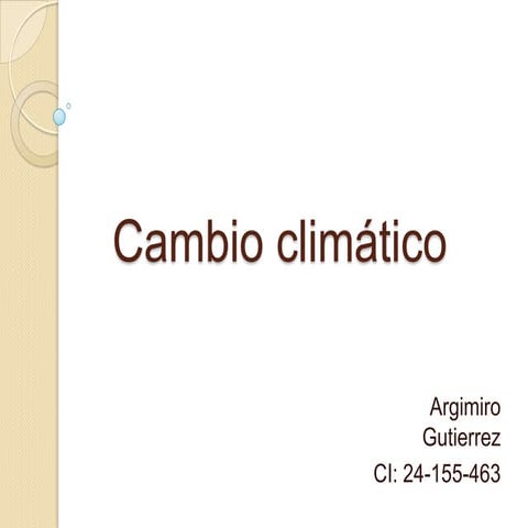 Tratados sobre cambios climaticos