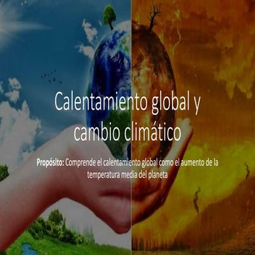 Cuál es la diferencia entre el calentamiento global y el cambio ...