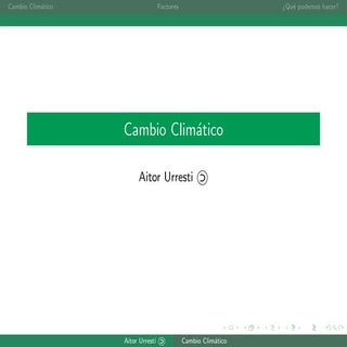 Taller sobre Cambio Climáticoen Iruña