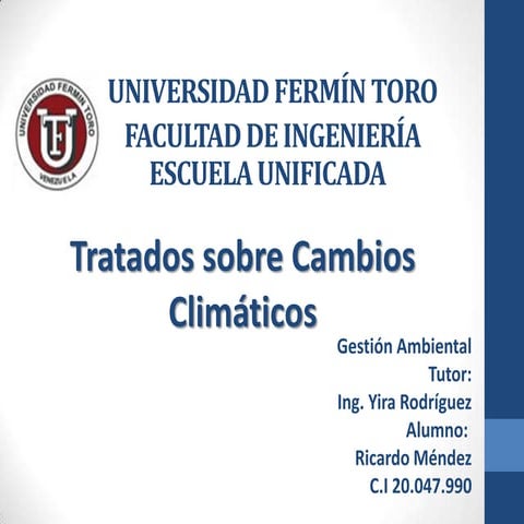 Cambios climaticos