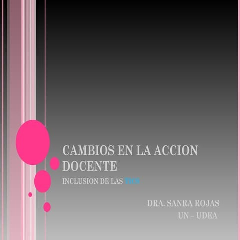 Cambios en la accion docente