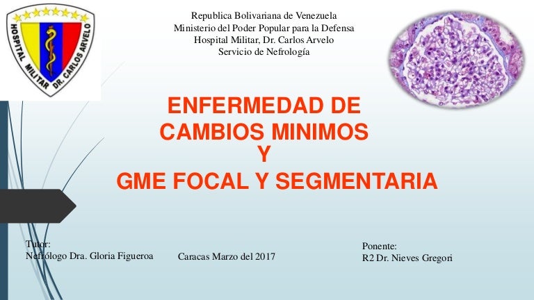 cambio mínimo enfermedad proteinuria y diabetes
