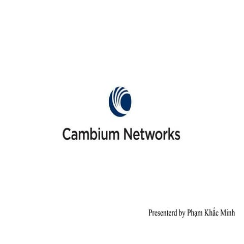 Cambium networks prensent