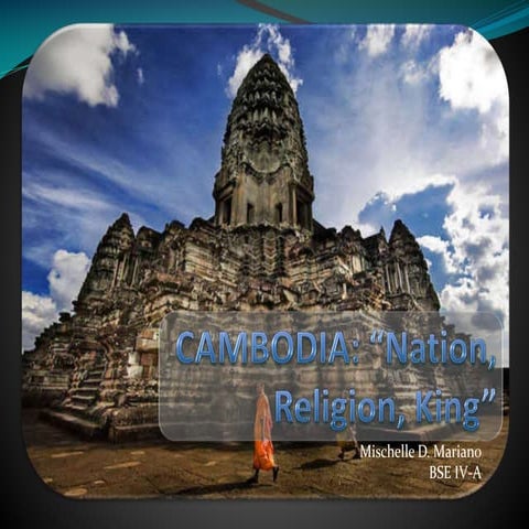 Panitikan ng Umuunlad na Bansa: Kaligiran ng Cambodia