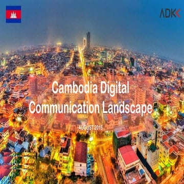 Cambodia Digital Communications (August 2015)