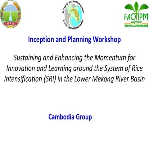 Cambodia Group, AIT SRI