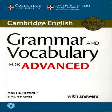 Cambridge. grammar and vocabulary for advanced