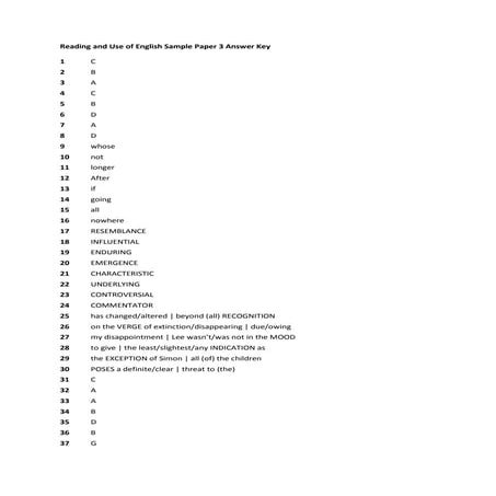 Cambridge english-proficiency-r&amp;ue-sp3-answer-key v2