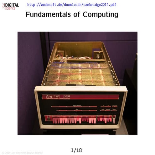Fundamentals of Computing
