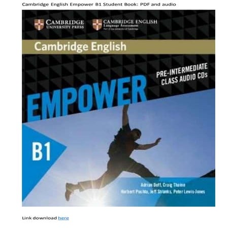 Cambridge English Empower B1 Audio Download - Colaboratory