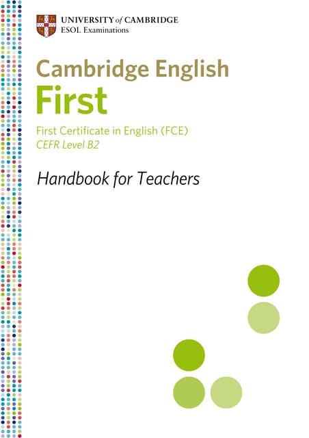 Cambridge english first__fce__handbook