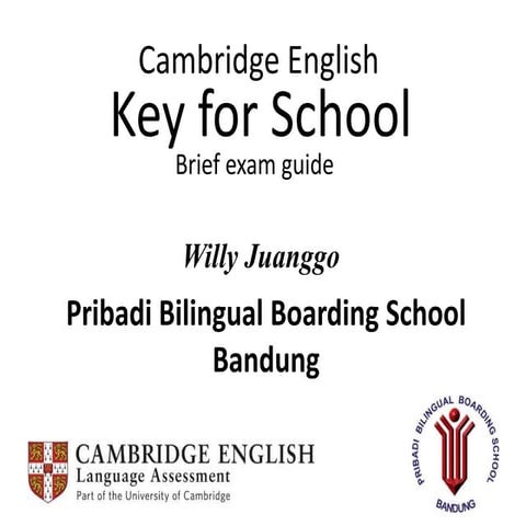 Cambridge English KET/Key For School
