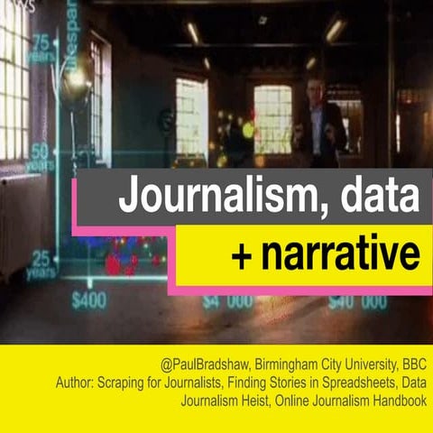 Journalism, data and storytelling: navigating the battlefield