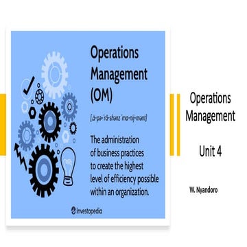 Cambridge Notes Unit 4 Business Studies IGCSE