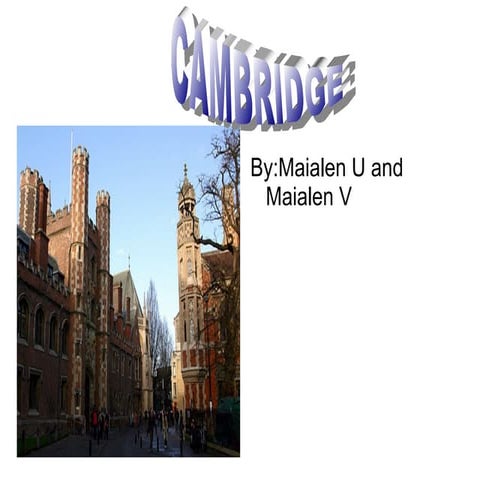 Cambridge powerpoint