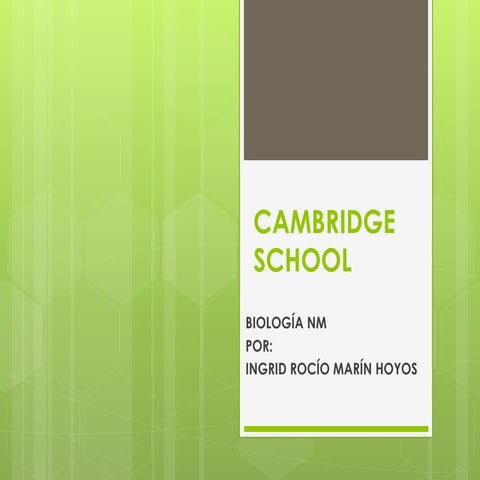 Cambridge school biologia nm