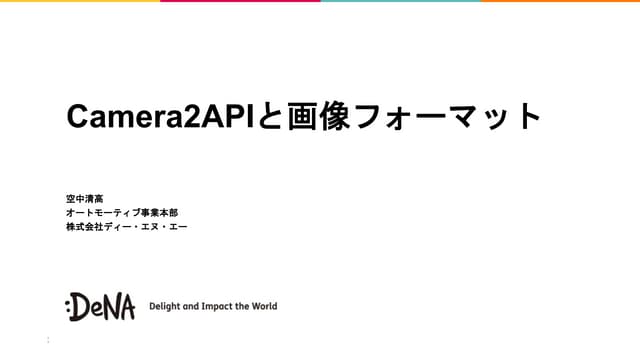 Camera2APIと画像フォーマット