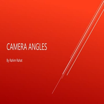 Camera angles improved version