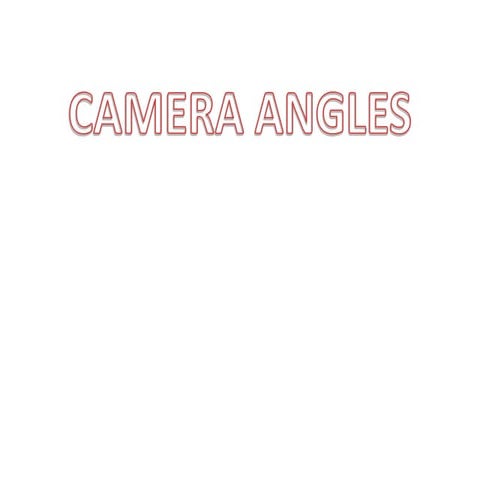 Cinematography - shot types | DOCX