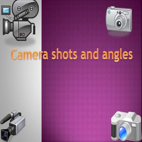 Camera shots and angles